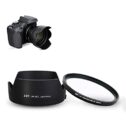 Gegenlichtblende und UV-Filter passend für Canon EF 50 mm f/1.8 STM Objektiv ersetzt Canon ES-68