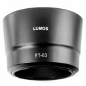 LUMOS Gegenlichtblende ersetzt Canon ET-63 für Canon Objektiv EF-S 55-250 mm 4-5.6 is STM | Bajonett Streulichtblende Blendschutz Sonnenblende 58mm
