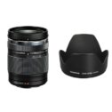 Olympus M.Zuiko Digital ED 14‑150mm F4‑5.6 II Objektiv, Universalzoom, geeignet für alle MFT-Kameras, schwarz & LH-61C Sonnenblende 58mm (ED 14-42mm...