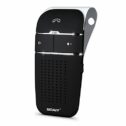 SOAIY® S32 Auto Kfz Bluetooth V4.0 Freisprecheinrichtung Freisprechanlage Car-Kit für Sonnenblende Automatische Abschaltung und Aktivierung möglich Musik GPS Unterstützung (englische...